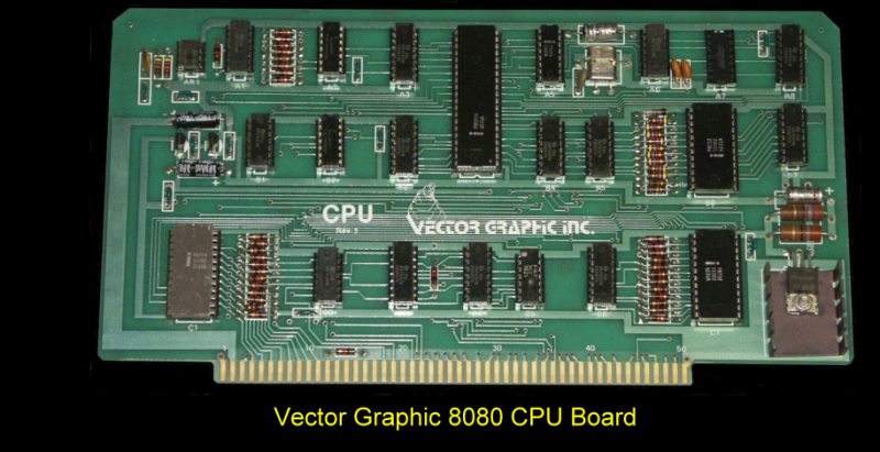 VG 8080 CPU card